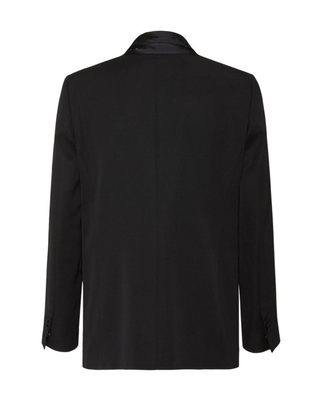 DSquared² Black X Magliano Scarf-Detailed Blazer for men