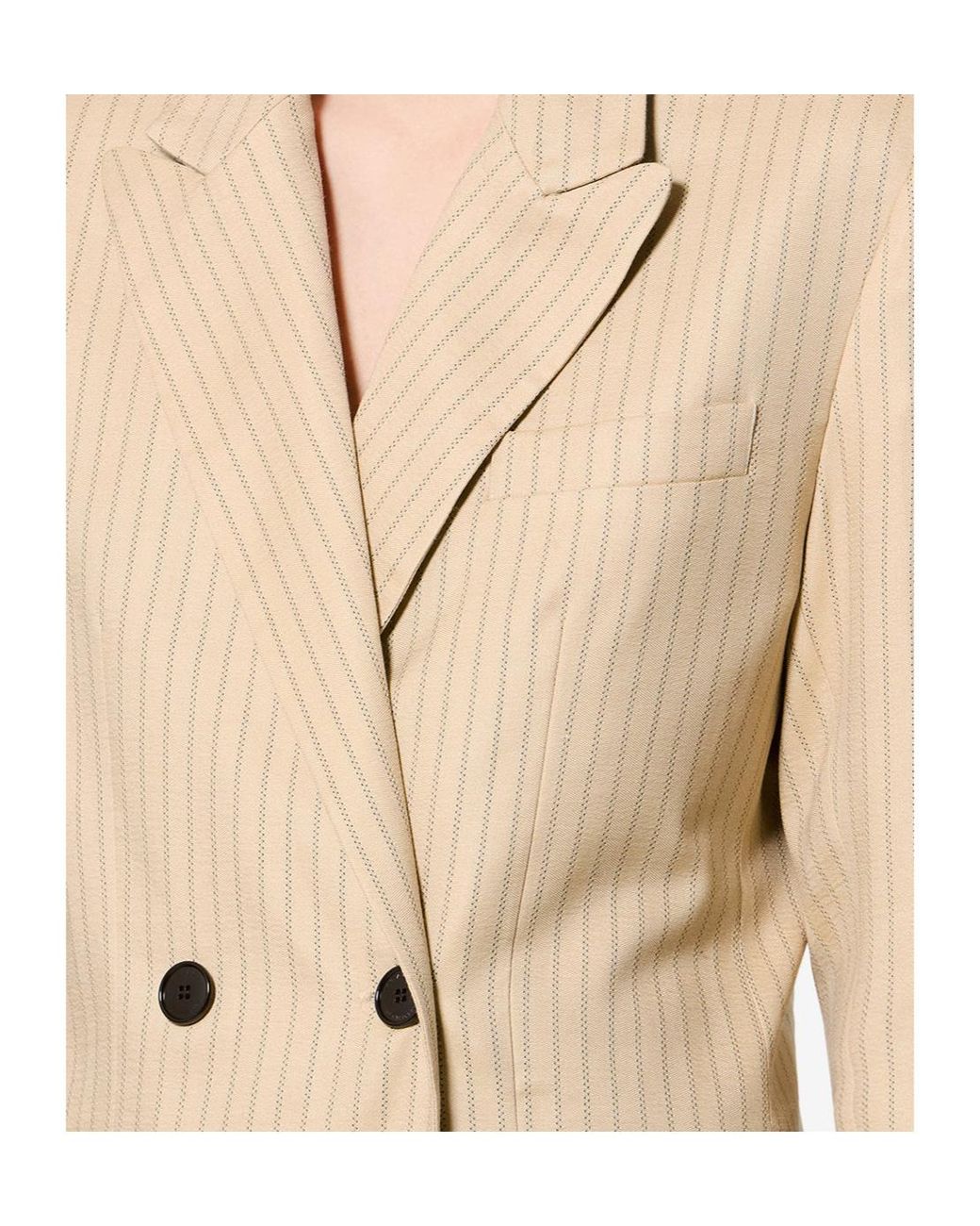 Isabel Marant Natural Ranya Wool Jacket