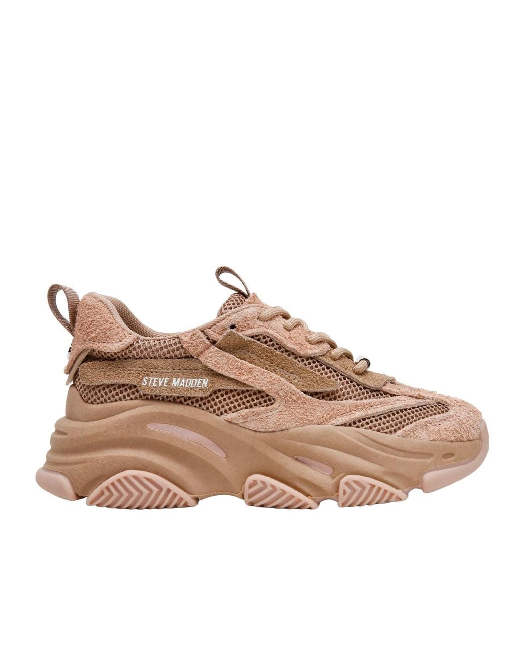 Steve Madden Brown Possession Chunky Trainers