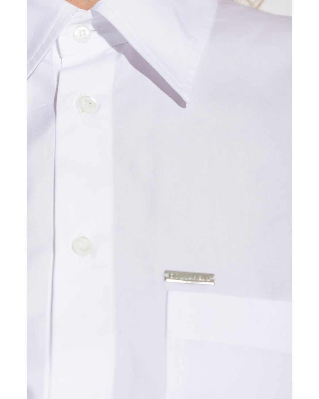DSquared² White Pocket Detailed Shirt