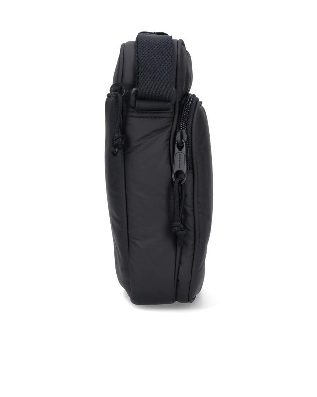 Balenciaga Black Explorer Zipped Crossbody Bag for men