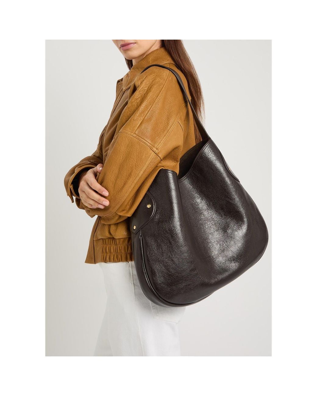 Mulberry Black Glossy Casual Shoulder Bag