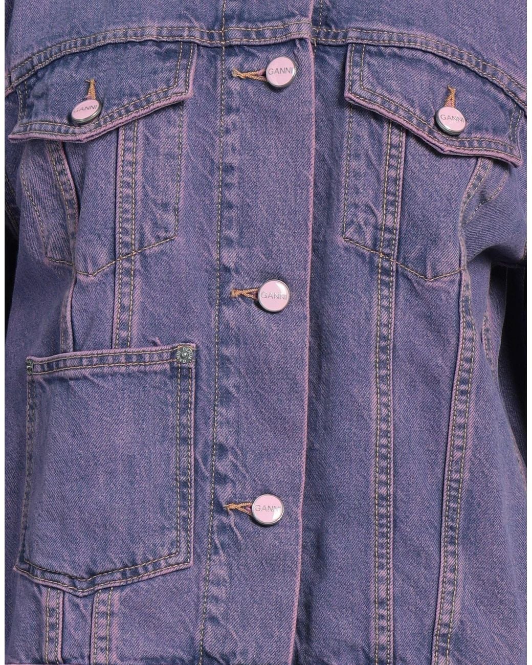 Ganni Blue Denim Jackets