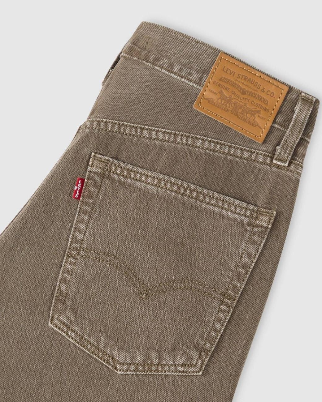 Levi's Gray Loose Boot Washed Jeans
