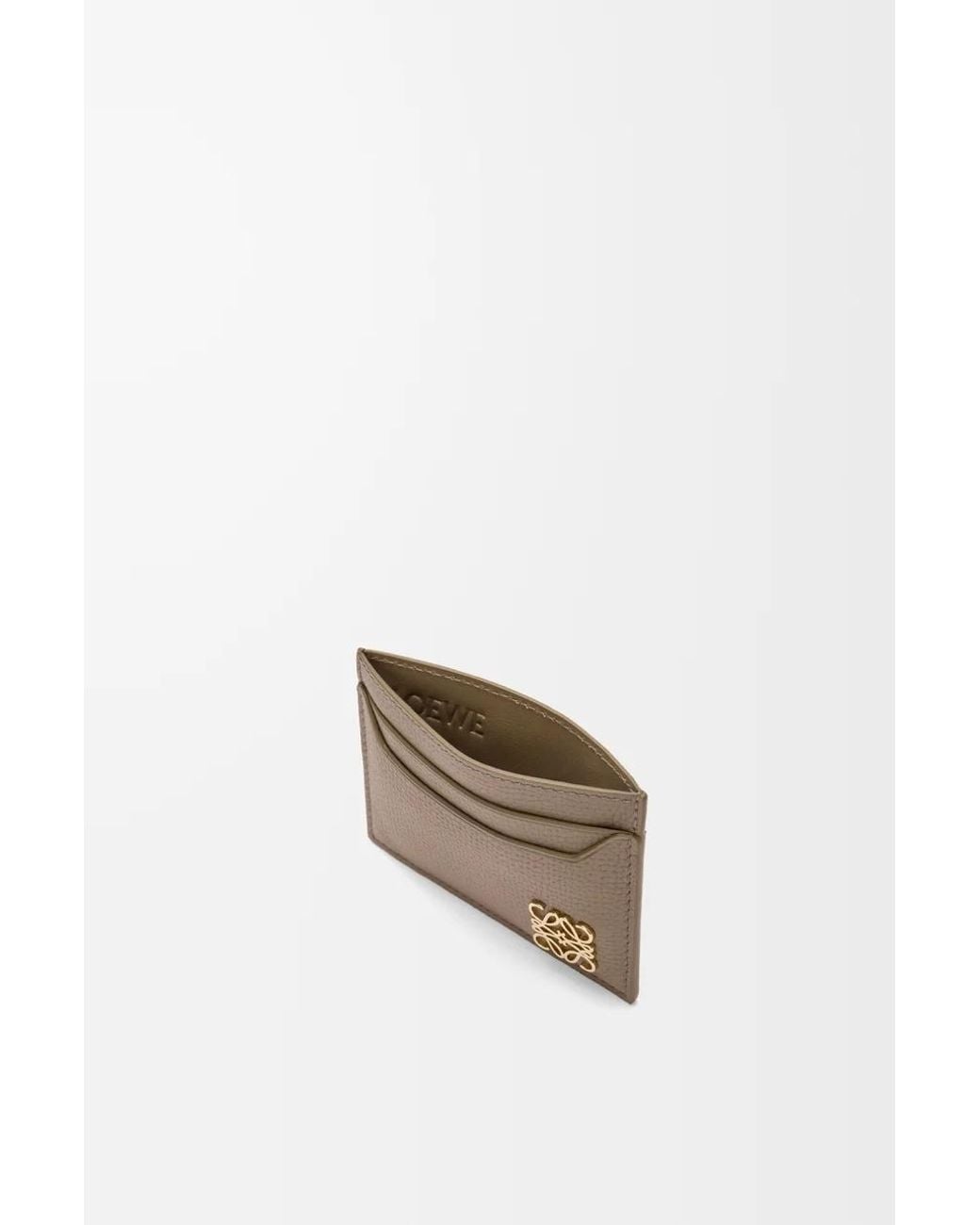 Loewe Brown Anagram Plain Cardholder