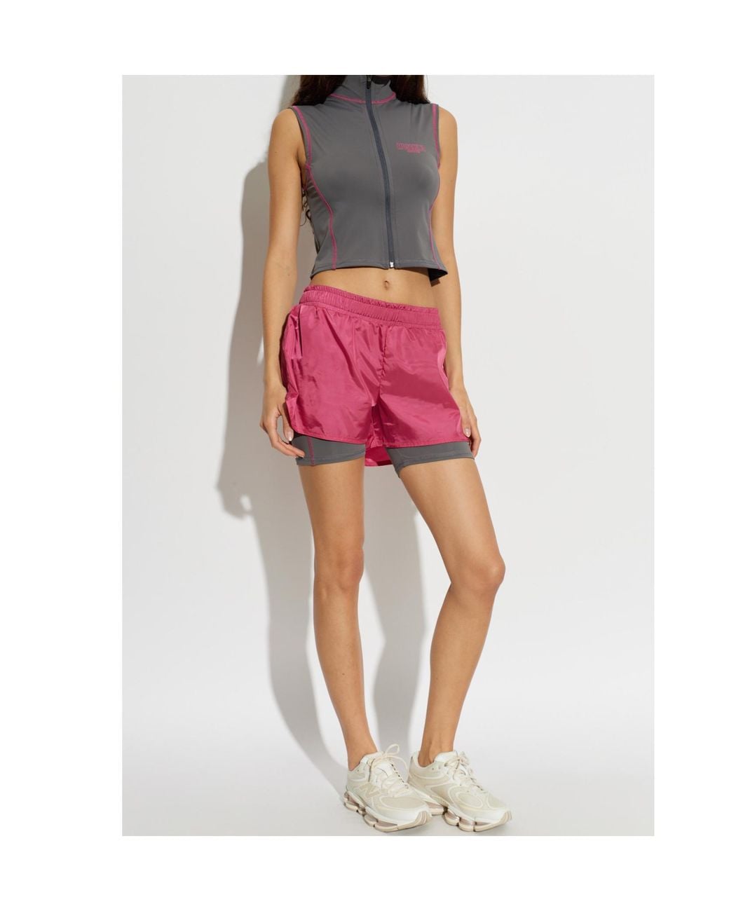 Moschino Gray Active Top