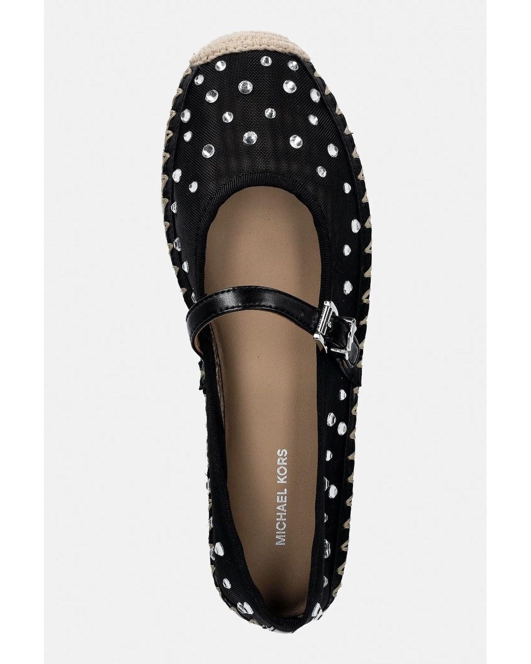 MICHAEL Michael Kors Black Lynn Embellished Espadrilles