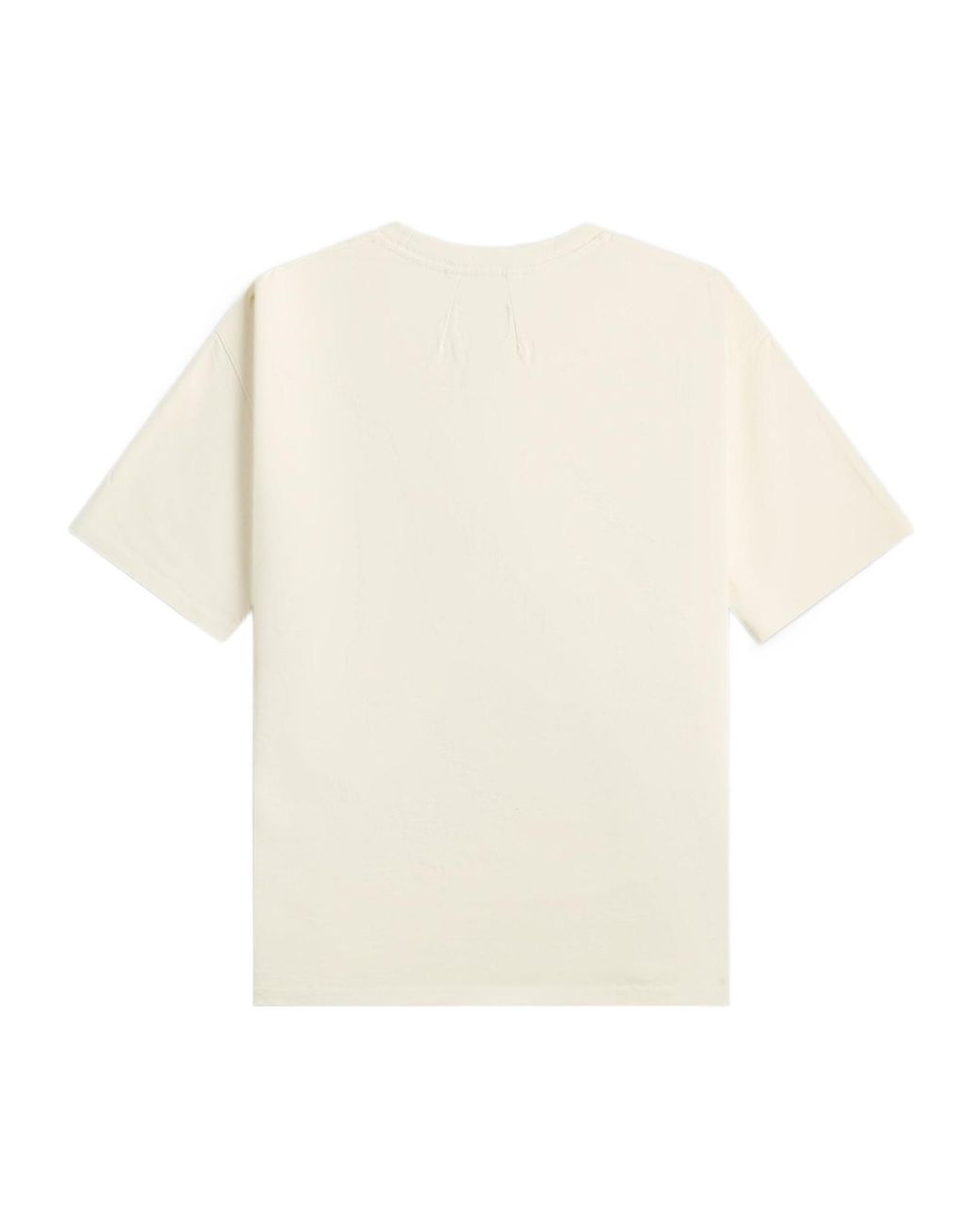 Rhude White Ponytail Printed Crewneck T-Shirt for men