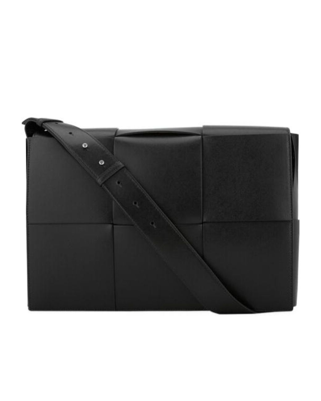 Bottega Veneta Black Geometric Shoulder Bag for men