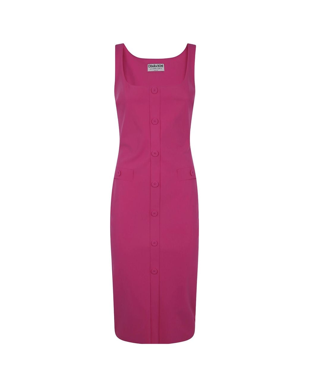 La Petite Robe Di Chiara Boni Purple Josuke Sheath Dress
