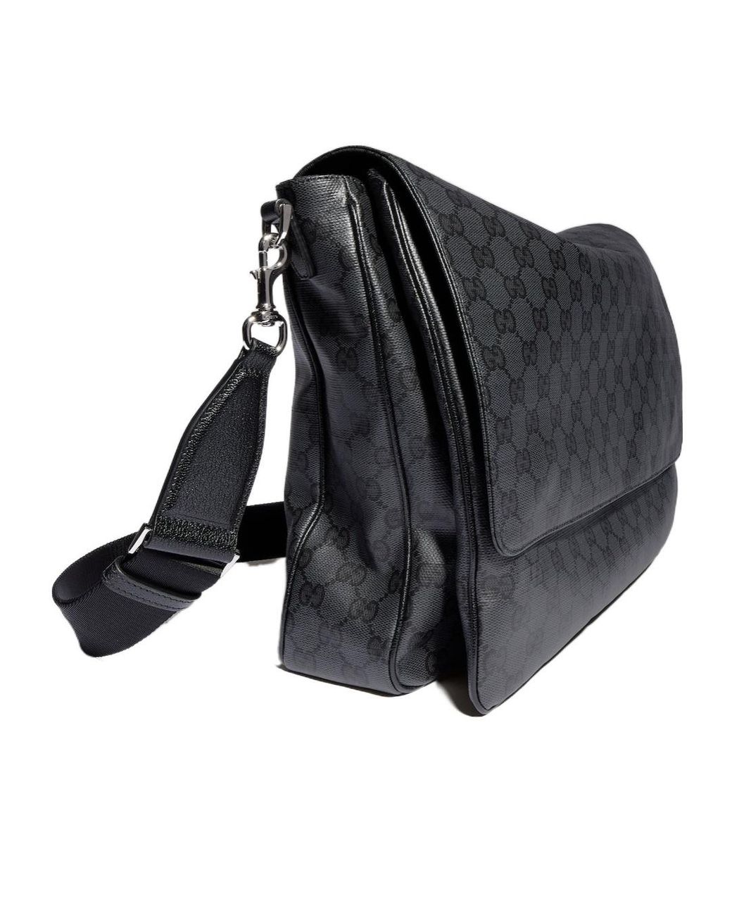 Gucci Black Essence Classic Medium Crossbody Bag for men