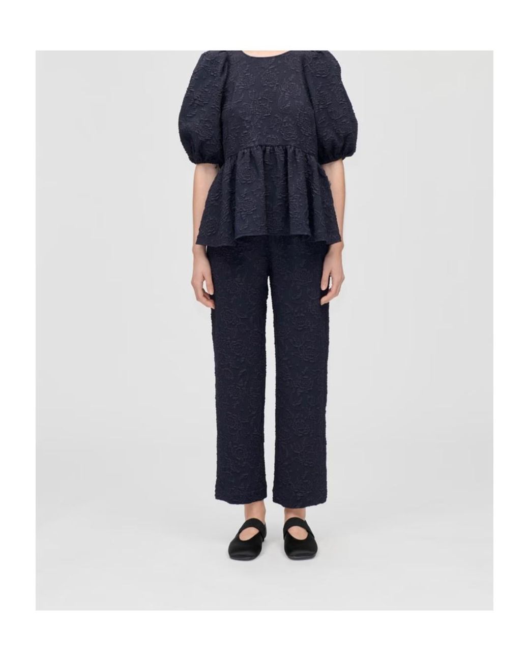 Stine Goya Blue Goya Cropped Pant Ld62