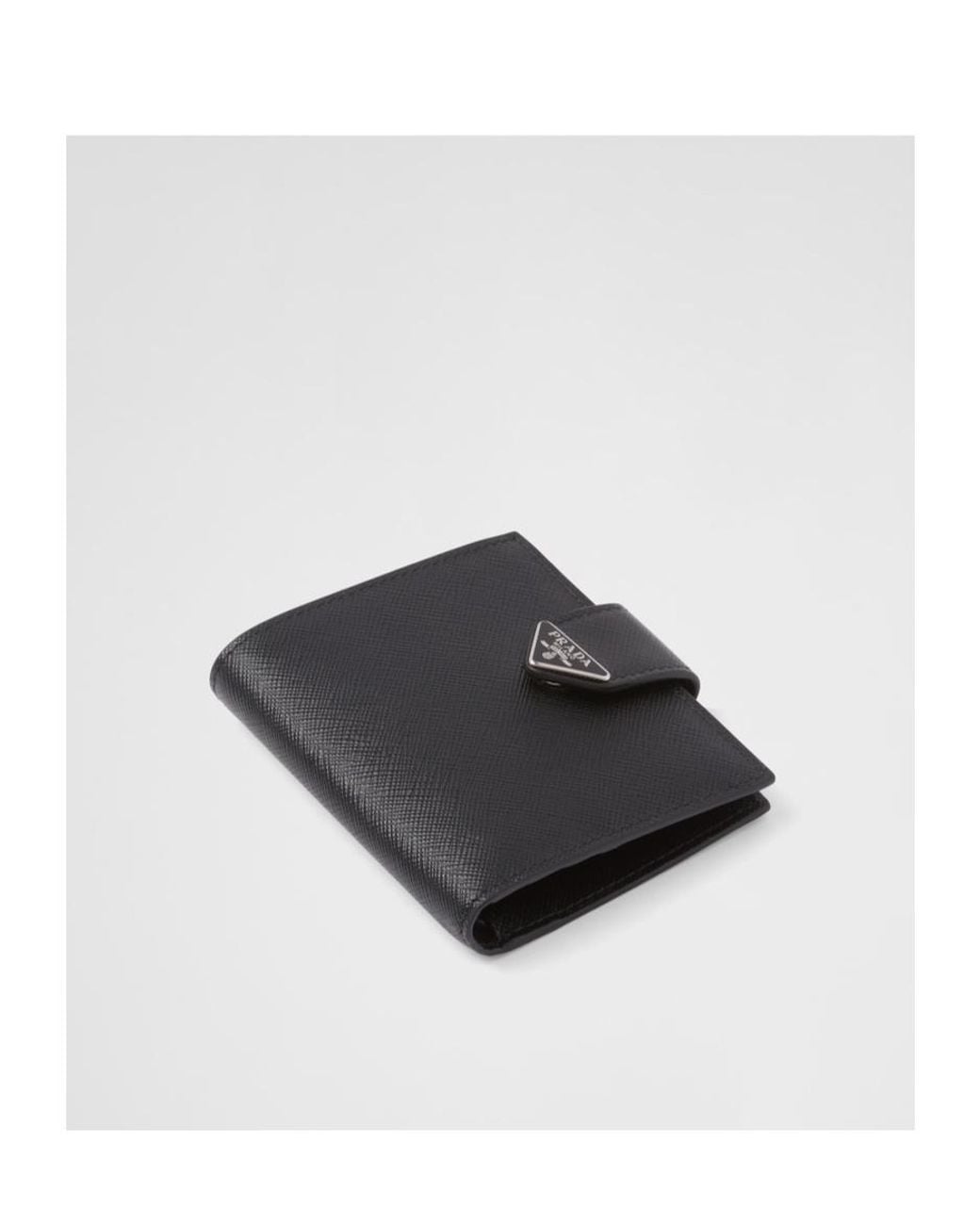 Prada Black Saffiano Leather Wallet for men