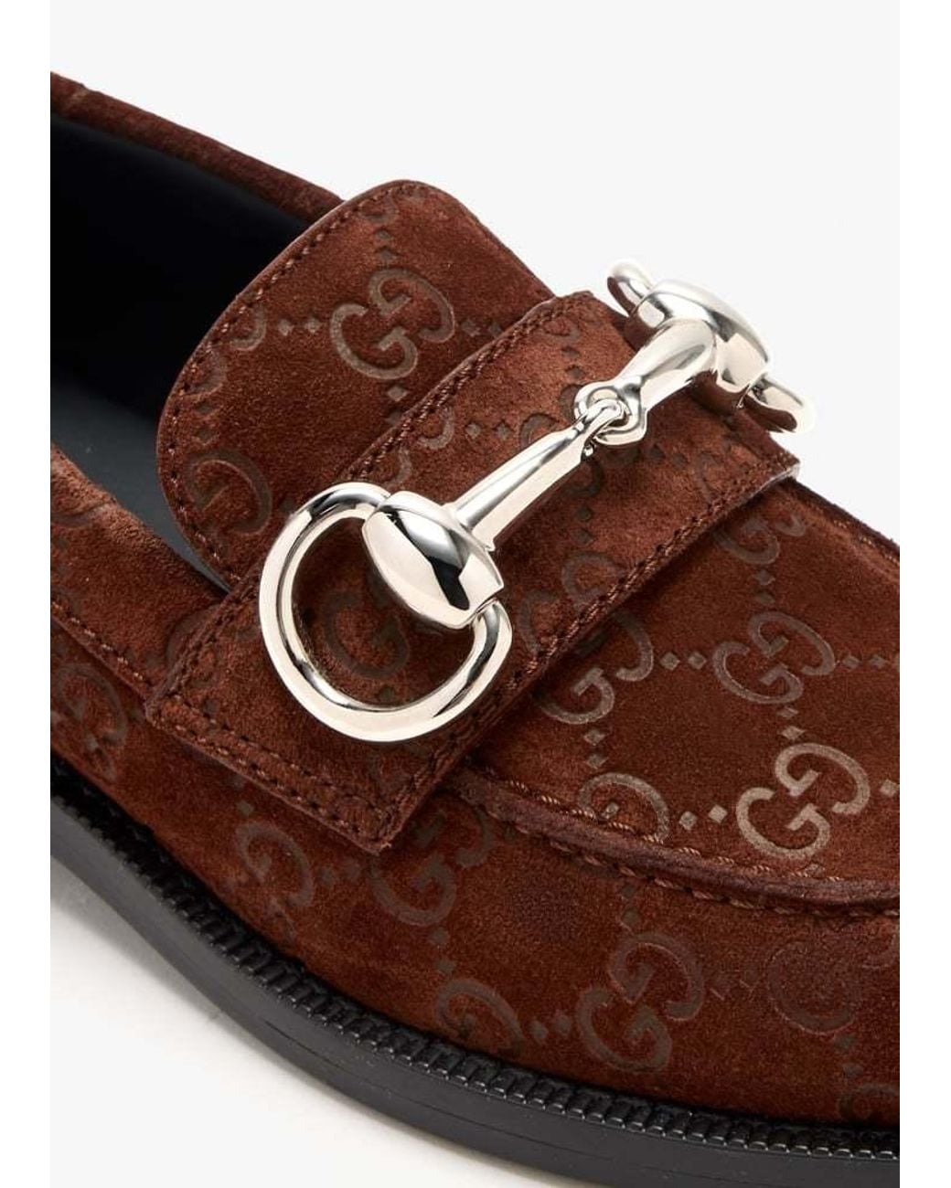 Gucci Brown Boulevard Loafers
