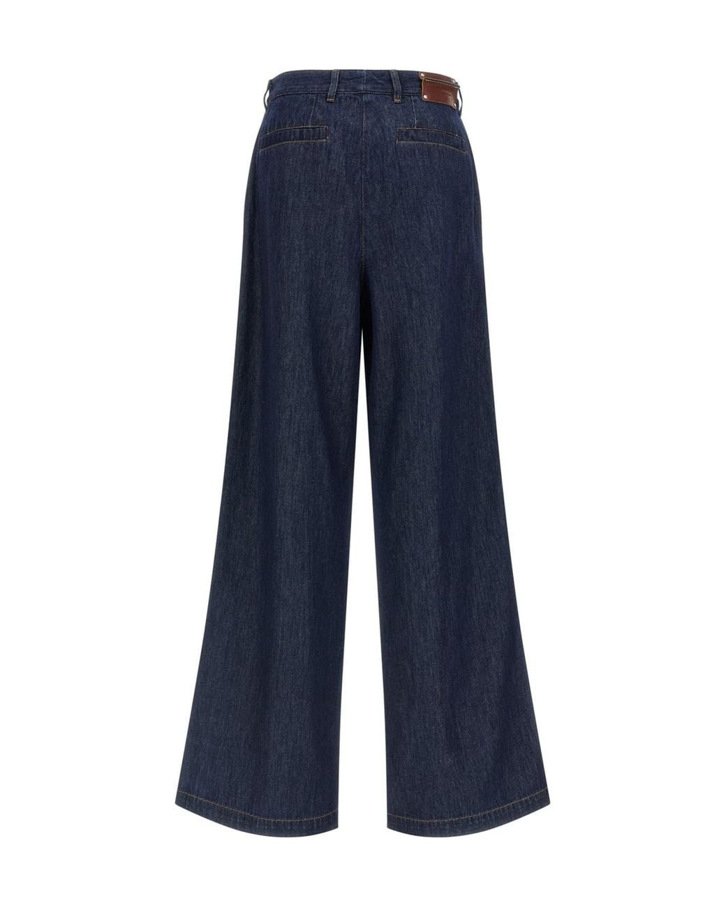 Dries Van Noten Blue Wide-Leg Jeans