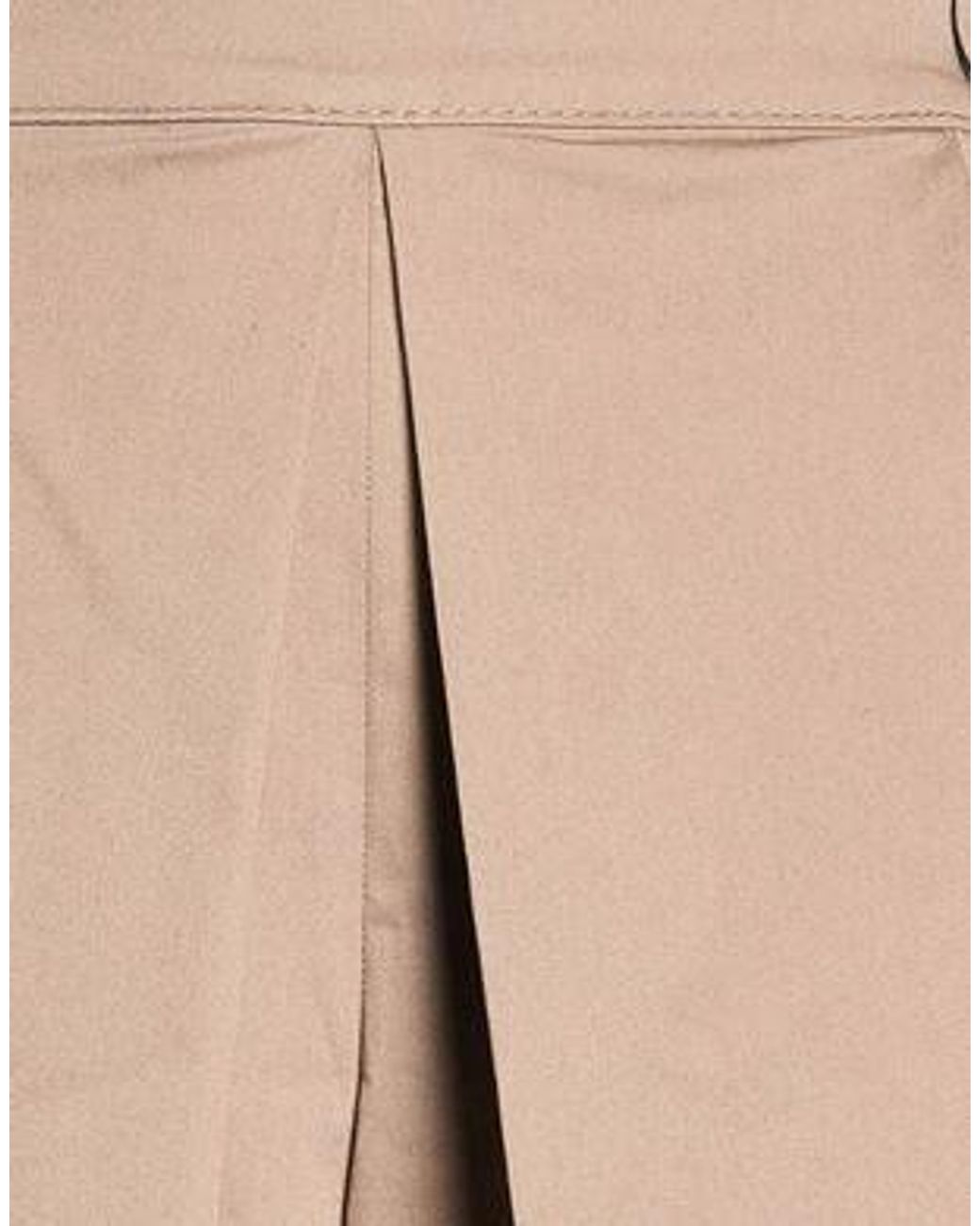 MAX&Co. Natural High-Waisted Pleated Skort