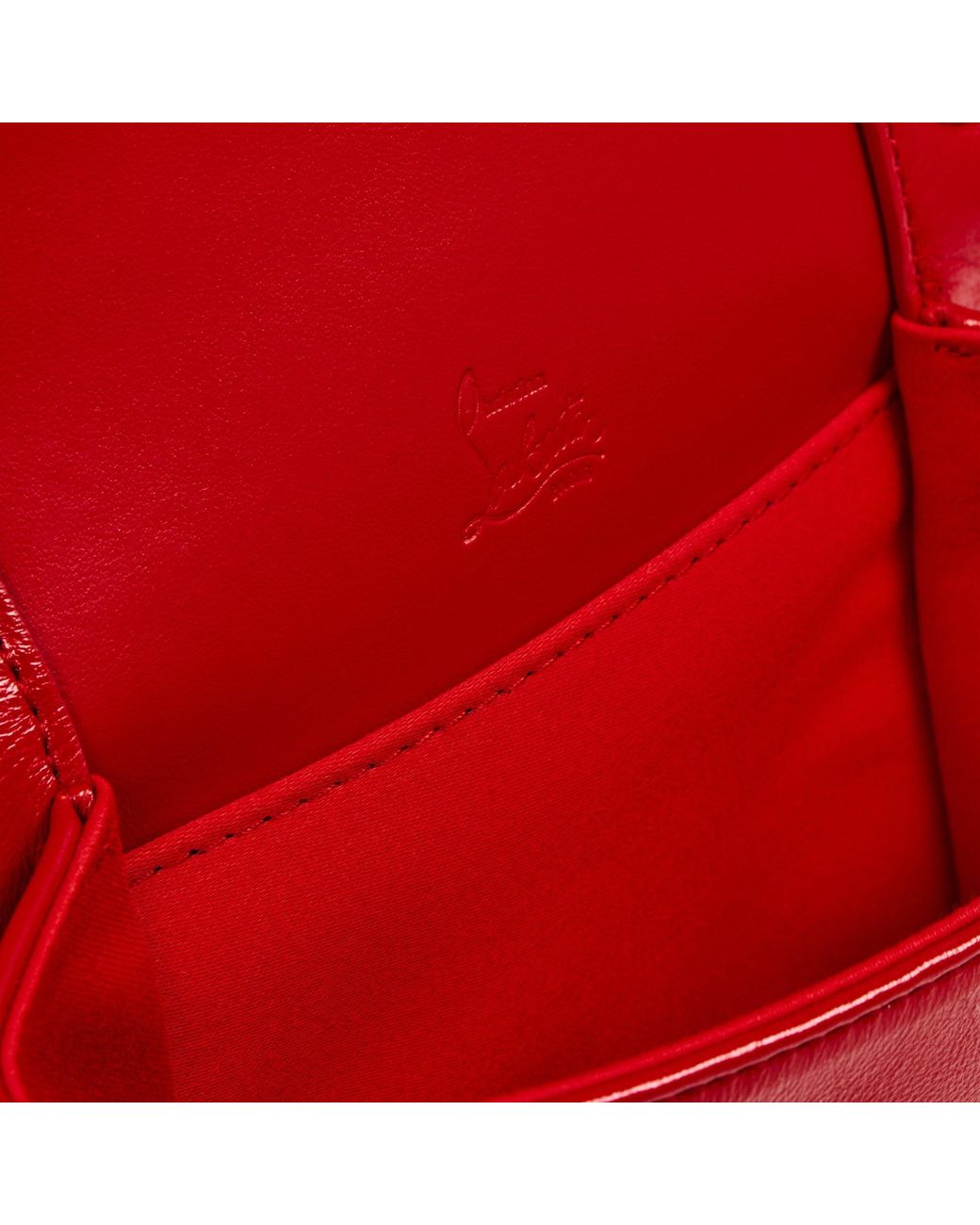 Christian Louboutin Red Stylish And Versatile Shoulder Bag