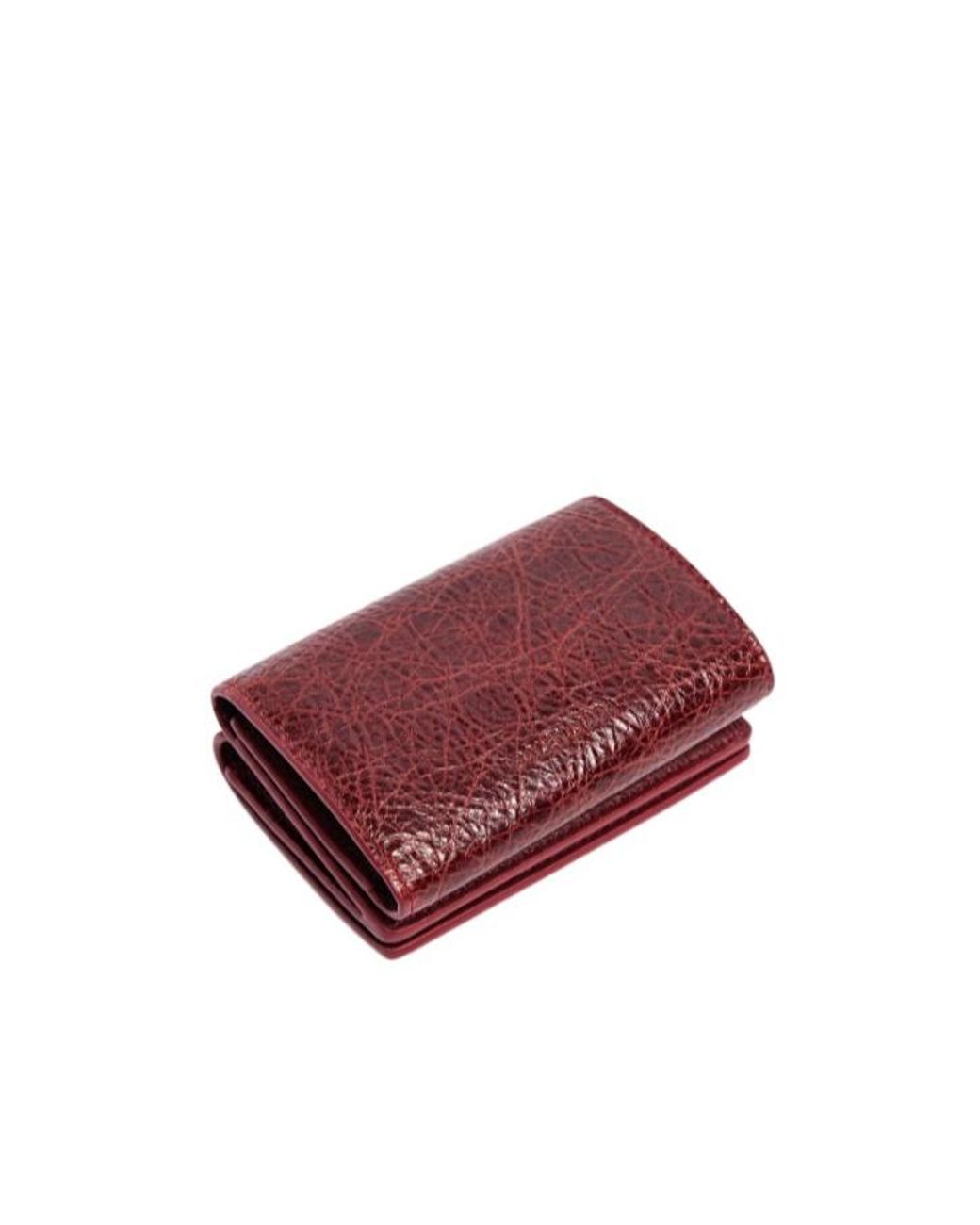 Balenciaga Red Le City Mini Wallet
