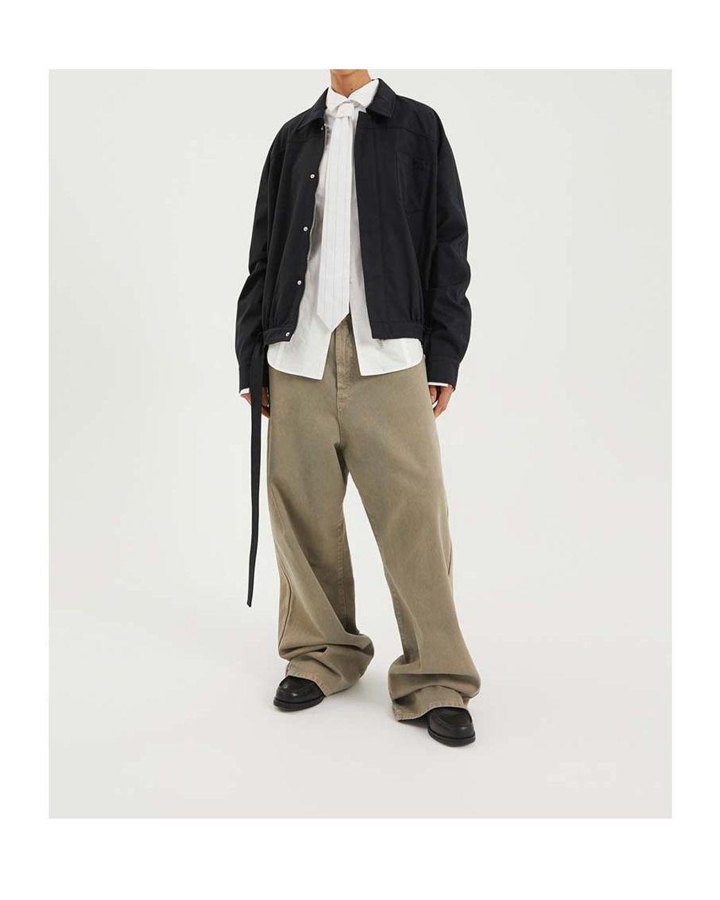 1989 STUDIO Black Belted Shirt Jacket