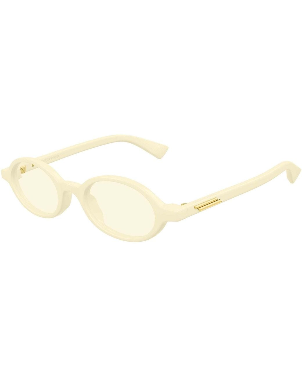 Bottega Veneta Natural Eyewear Oval Frame Sunglasses for men
