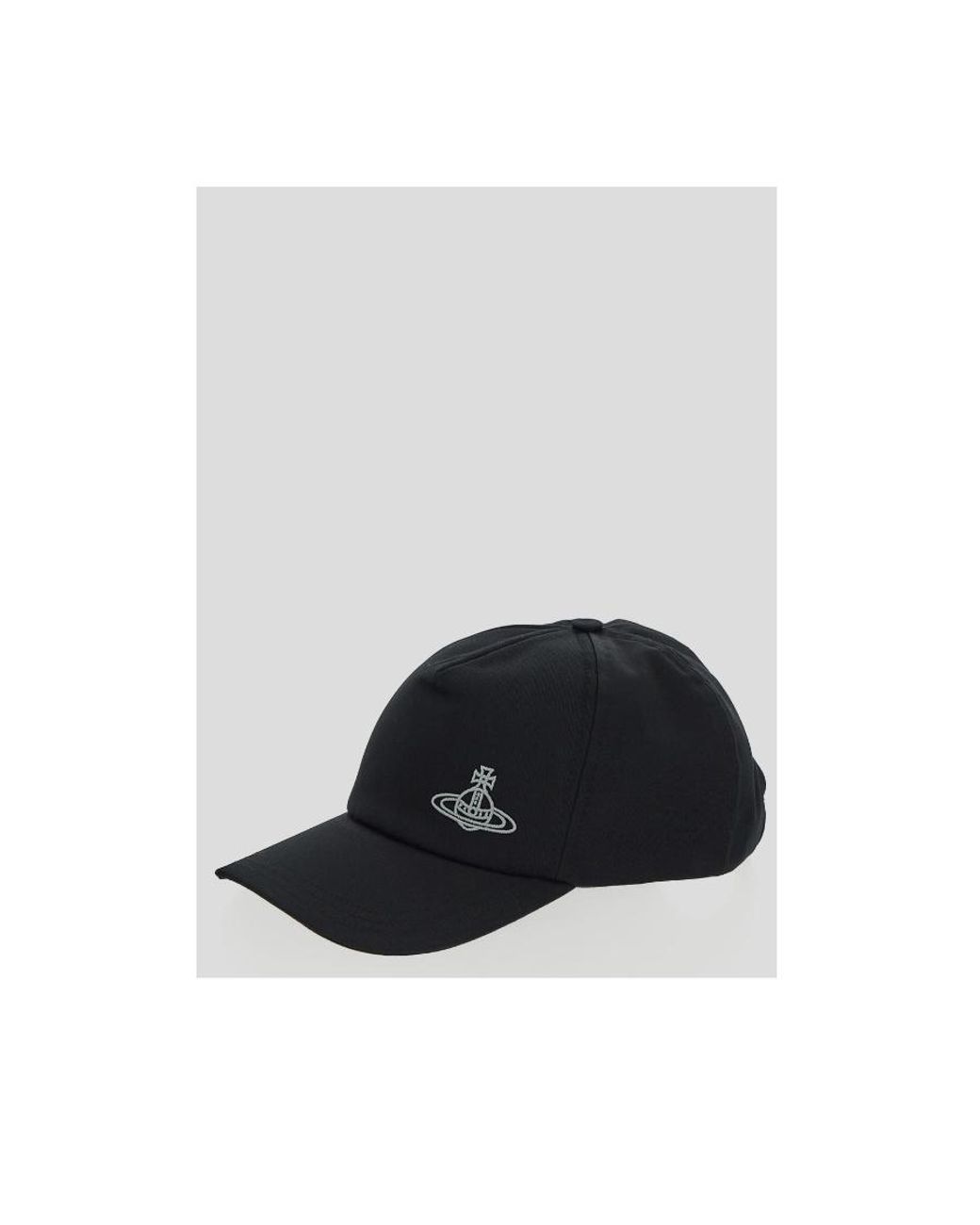 Vivienne Westwood Black Logo-Embroidered Cotton Cap
