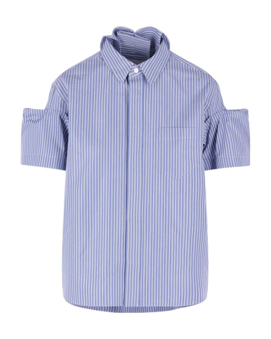 Sacai Blue Poplin Shirt