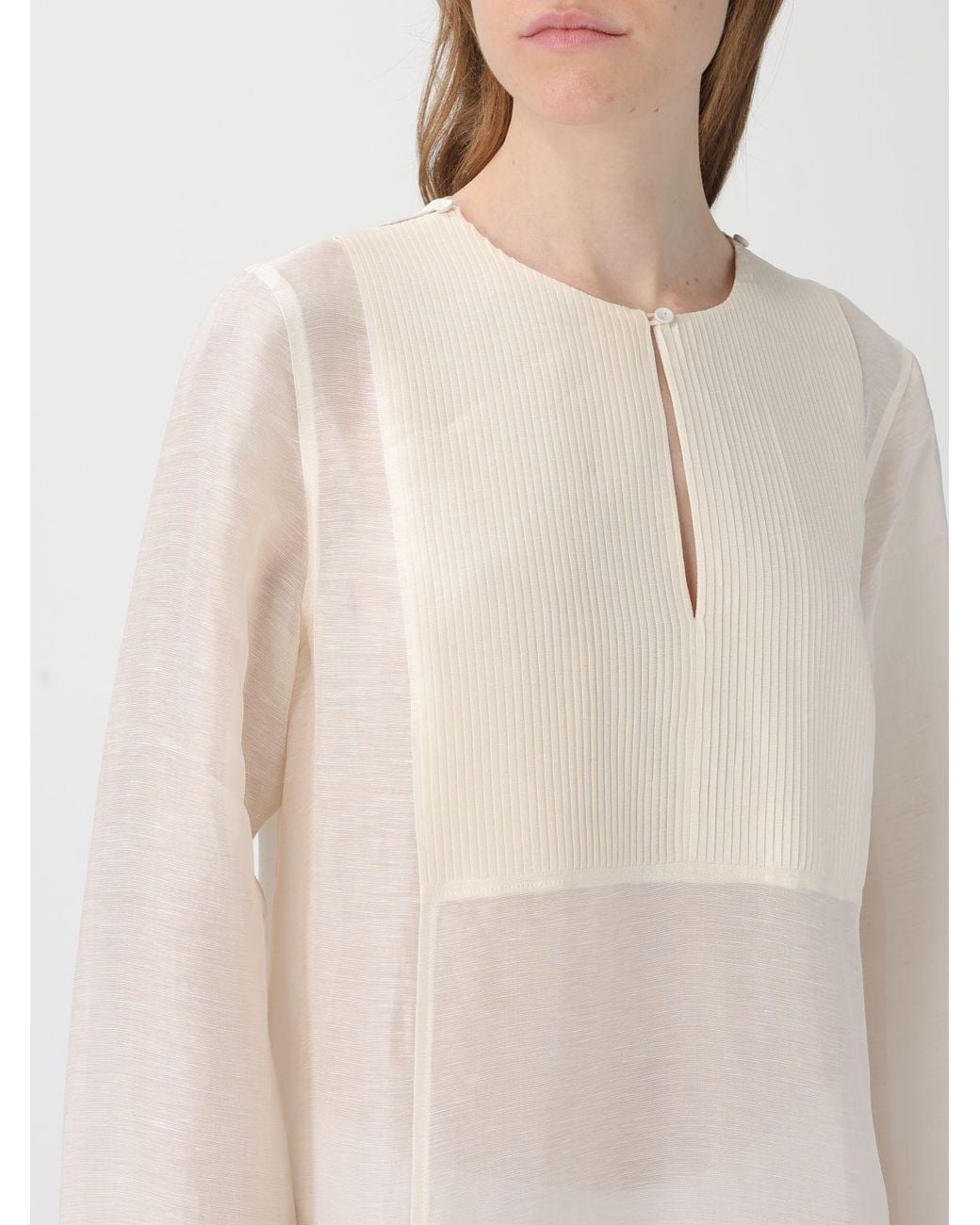 Tory Burch White トリーバーチ プリーツ カフタン ドレス