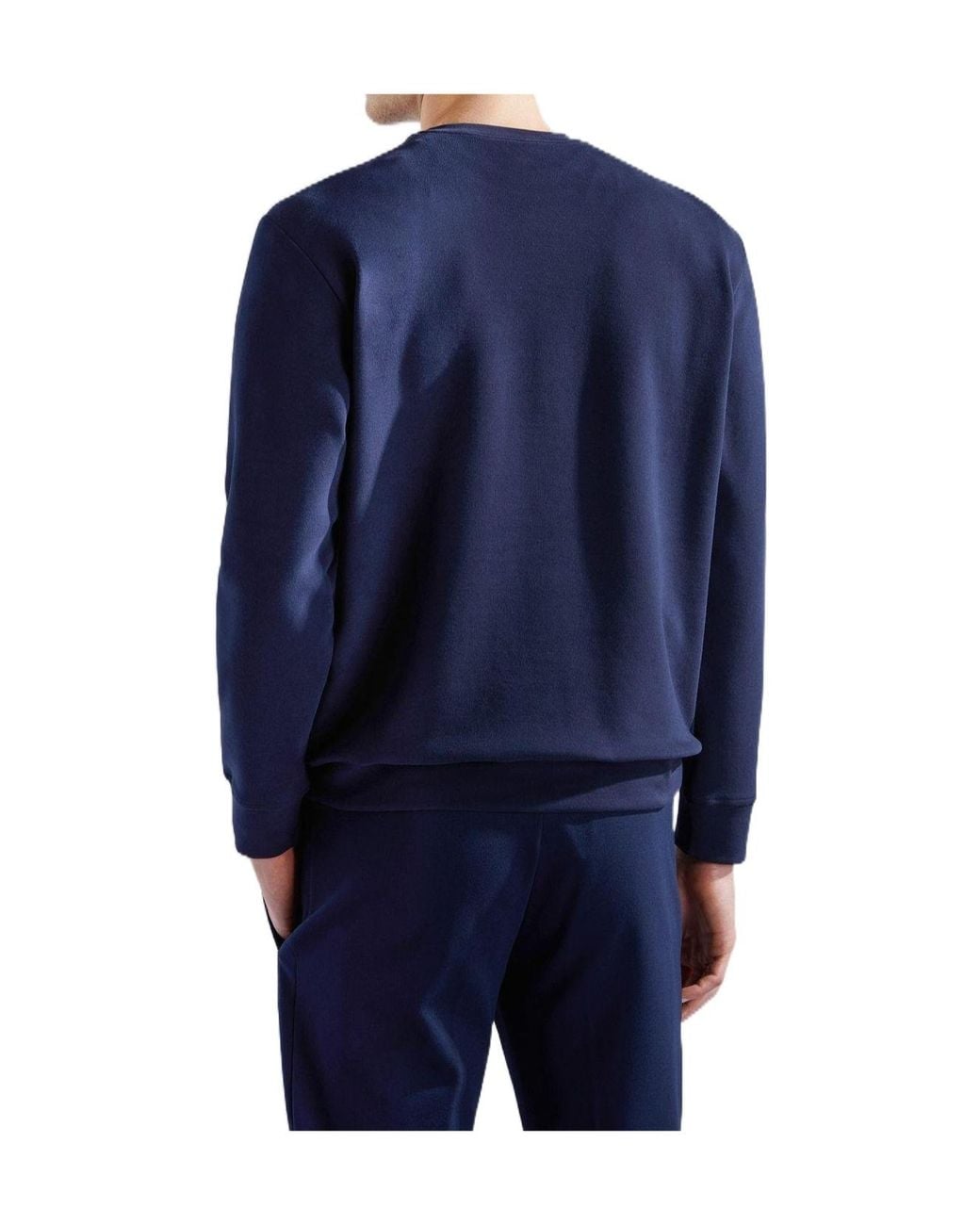 Paul & Shark Blue Logo-Print Sweatshirt for men