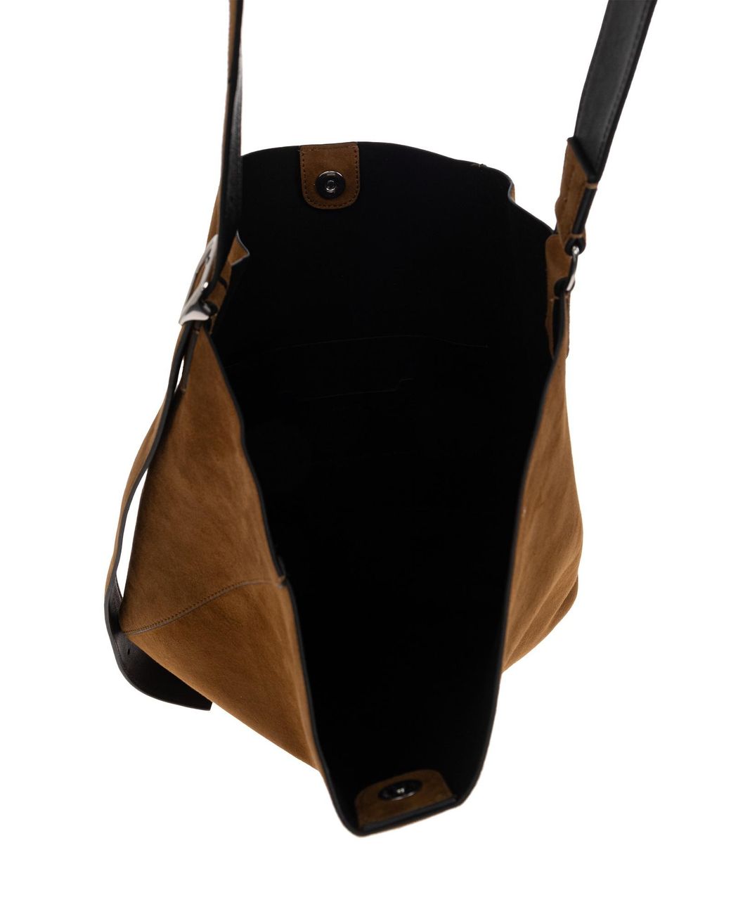 AllSaints Brown Esme Suede Tote Bag