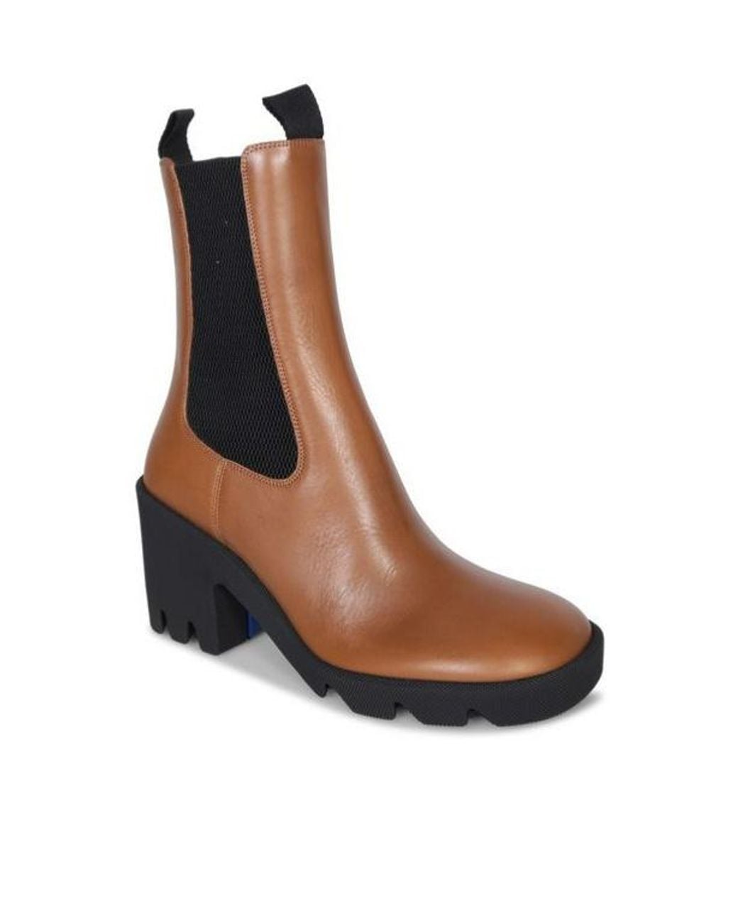 Burberry Brown Elegant Ankle Boots For