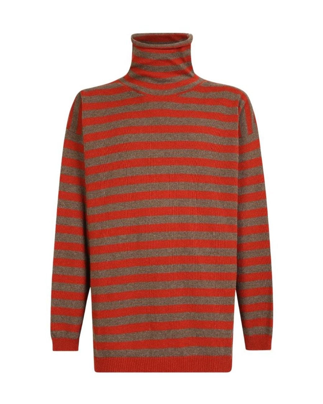 Lardini Red High Neck Jumper for men