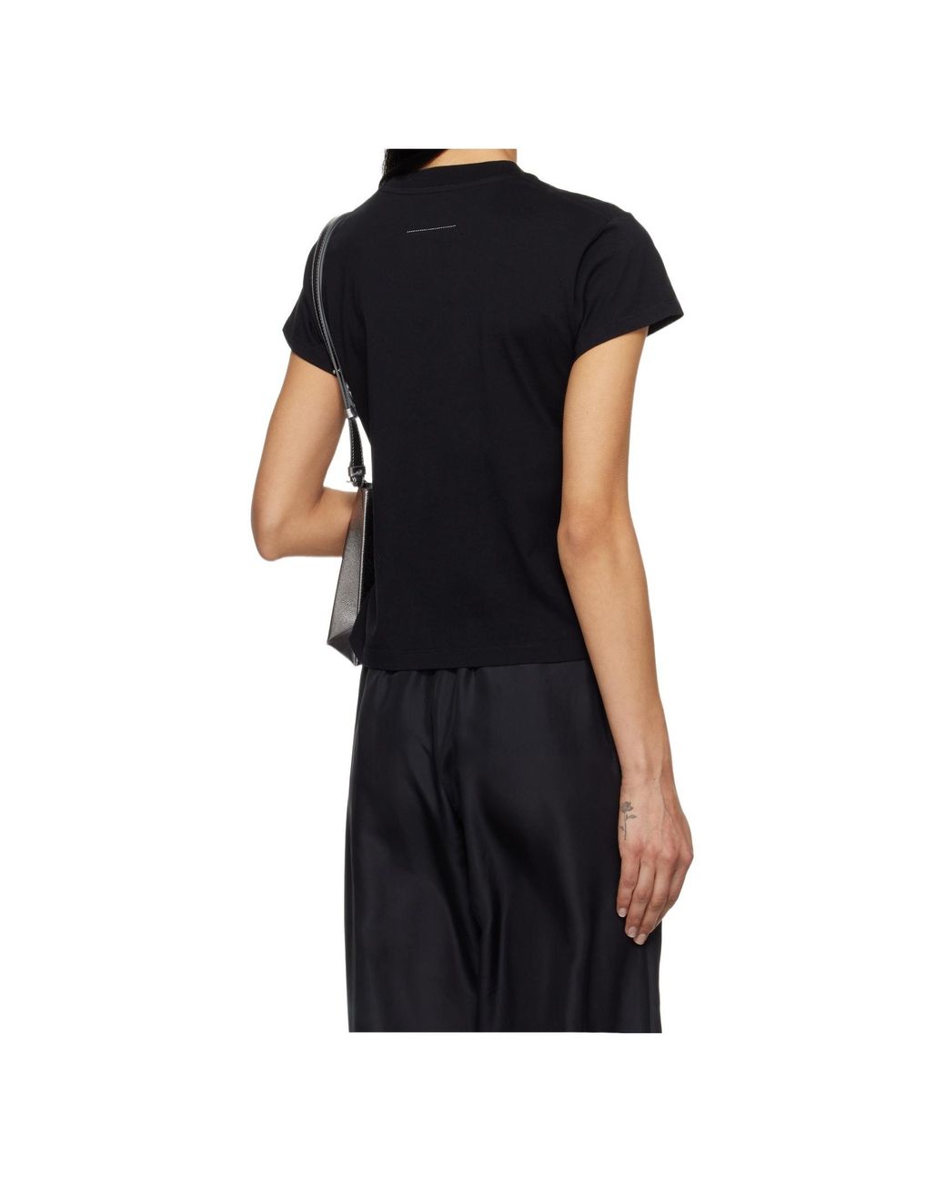 MM6 by Maison Margiela Black Pool Print T-Shirt