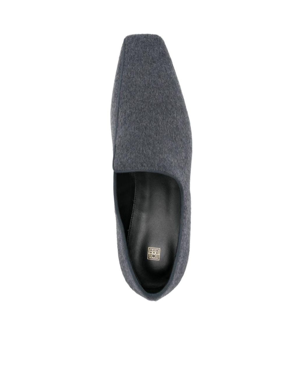 Totême Gray The Piped Loafer