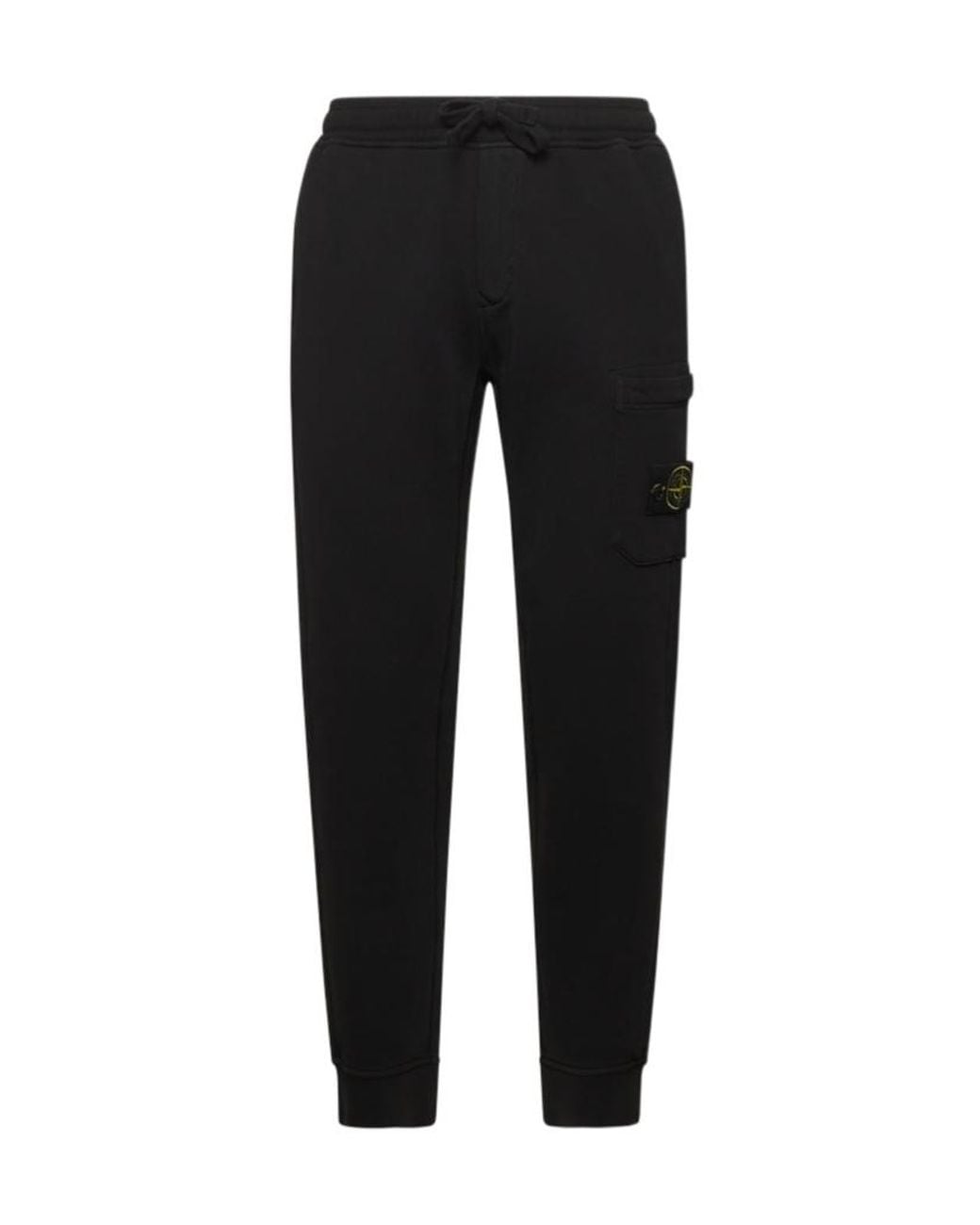 Stone Island Black Jogger Pants for men