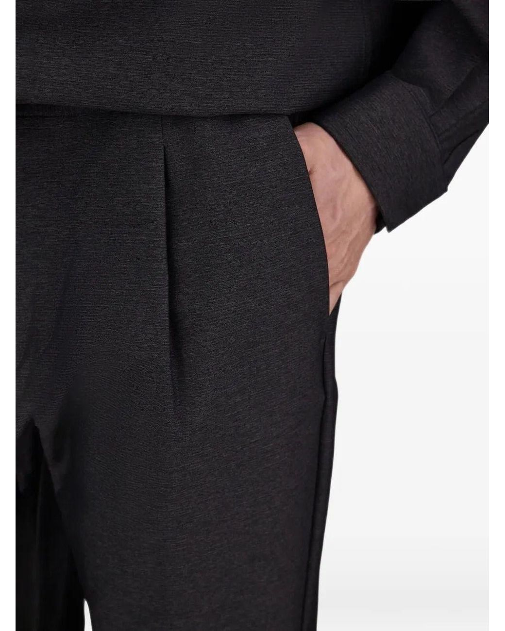 Herno Gray Logo Casual Pants for men