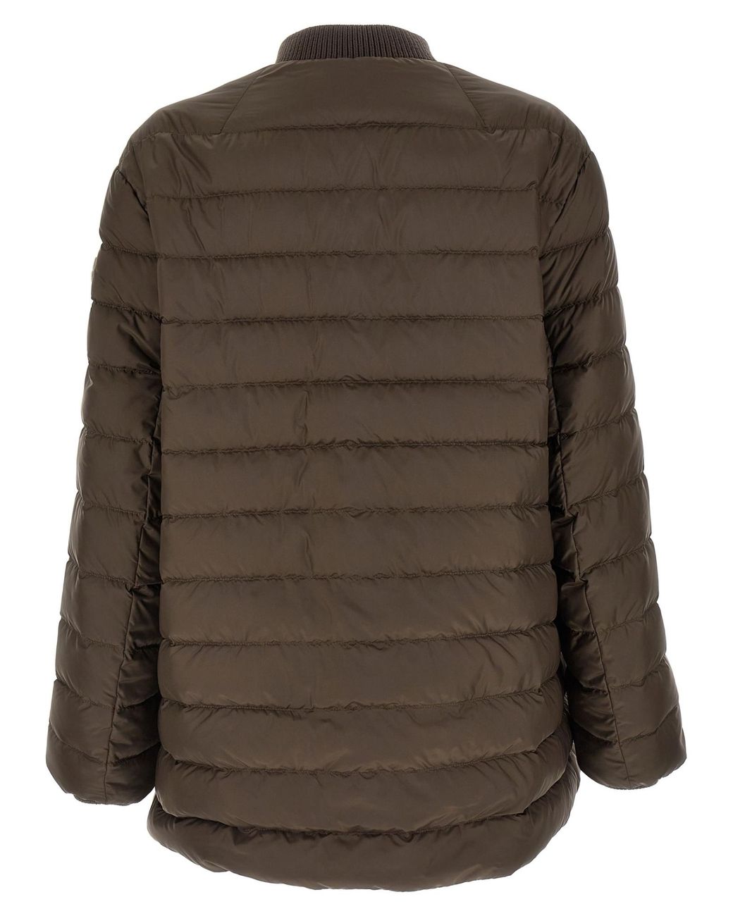 Moncler Brown Moncler Rick Owens Zipped Padded Jacket for men