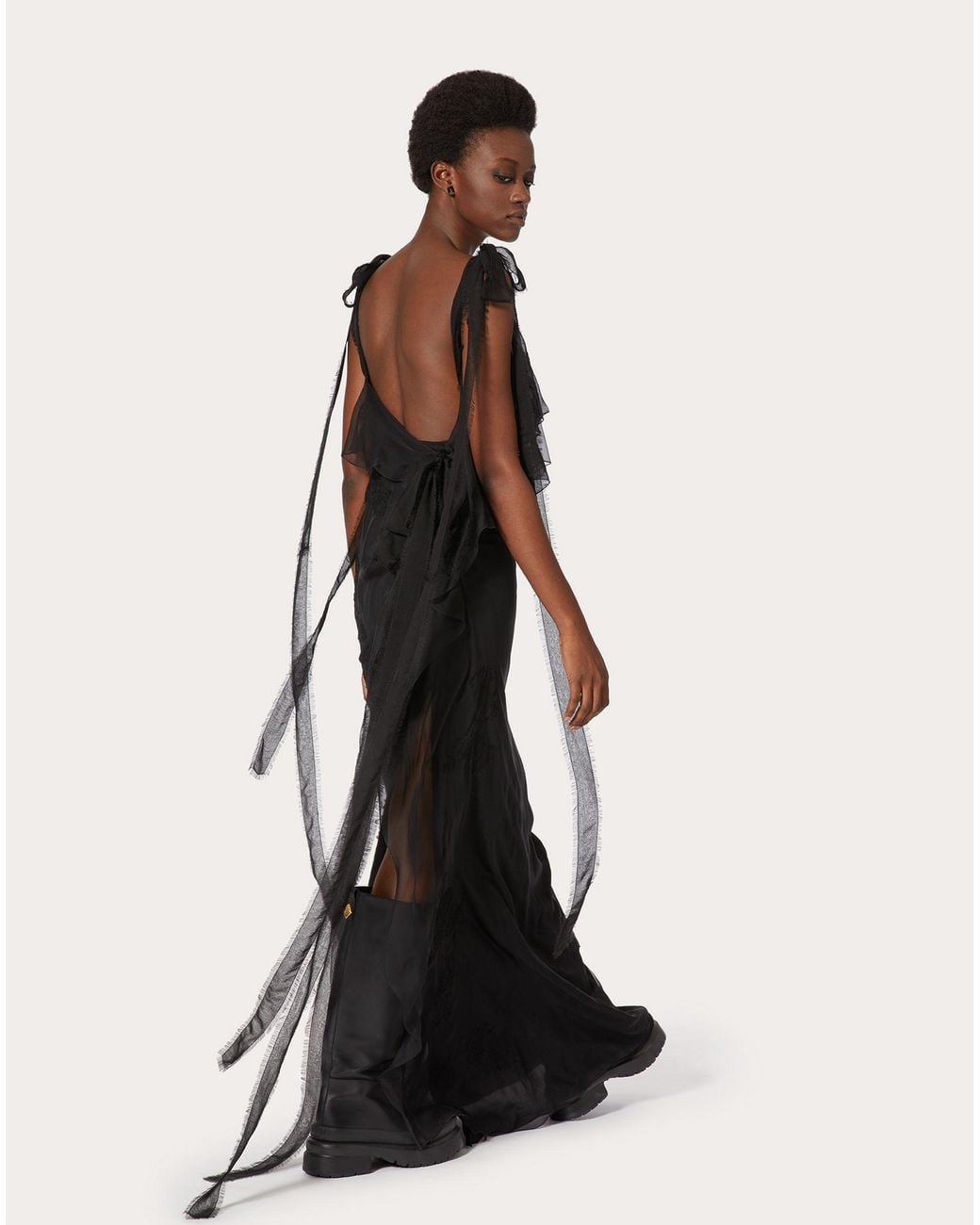 Valentino Black Sleeveless Dress
