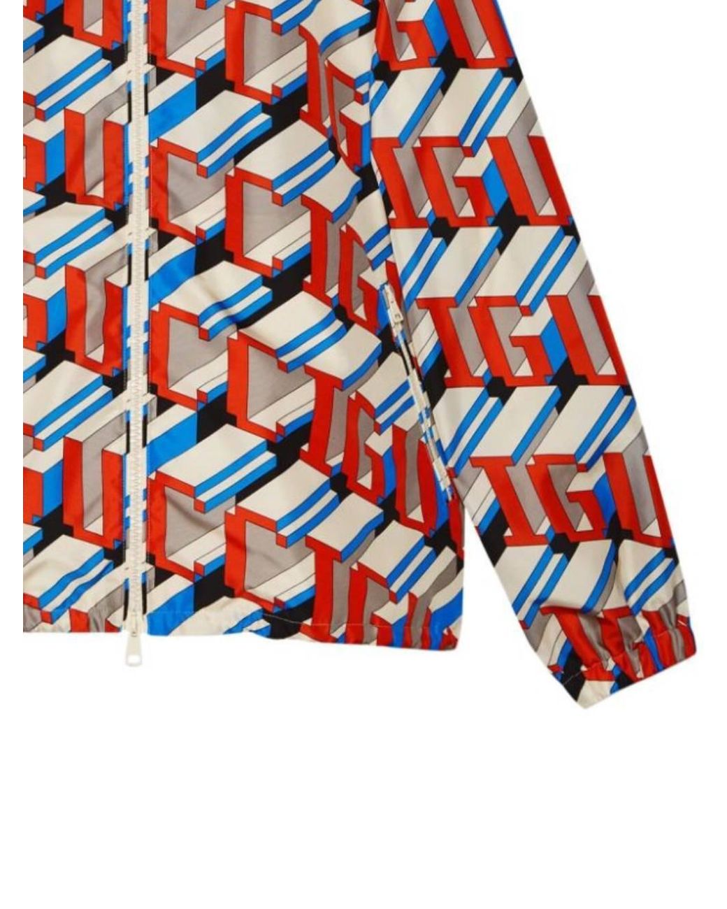 Gucci Red Pixel Printed Jacket for men