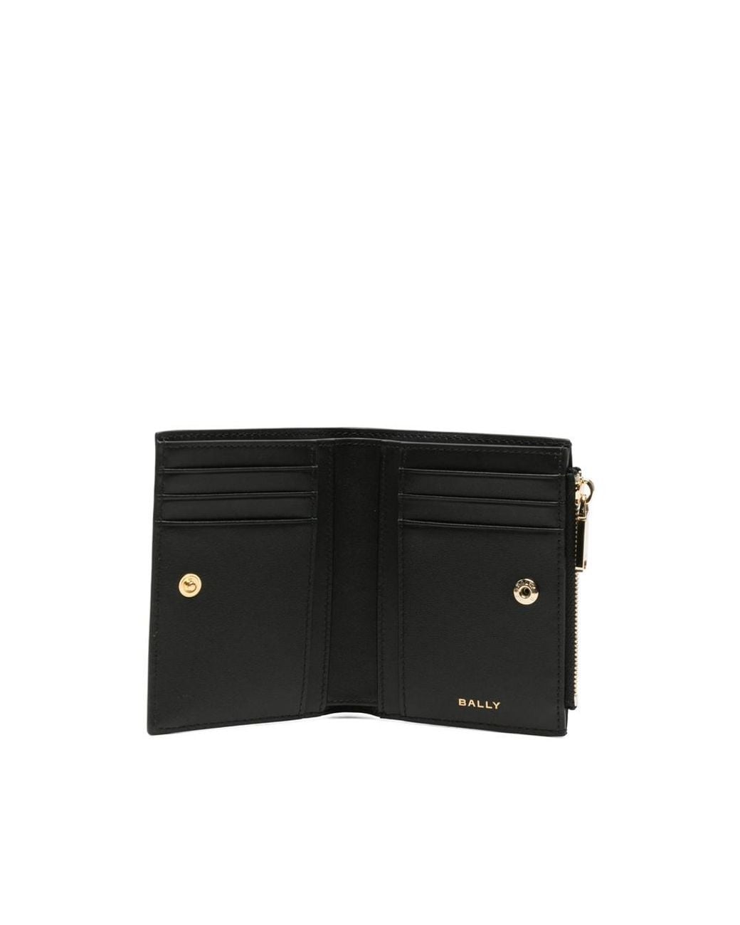 Bally Black Zip Wallet