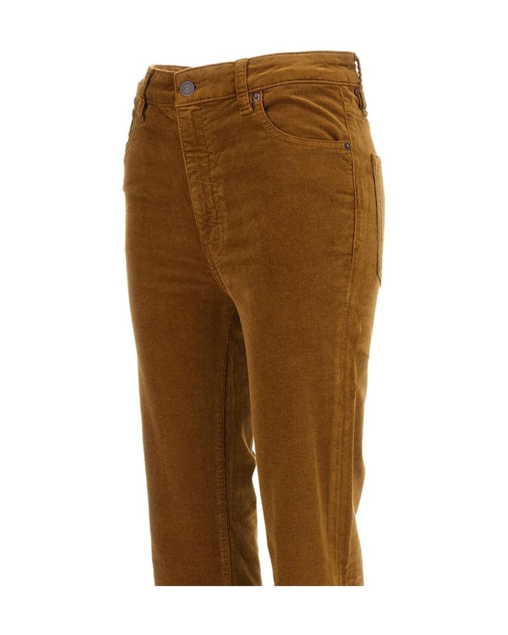 FRAME Brown Flared Corduroy Pants