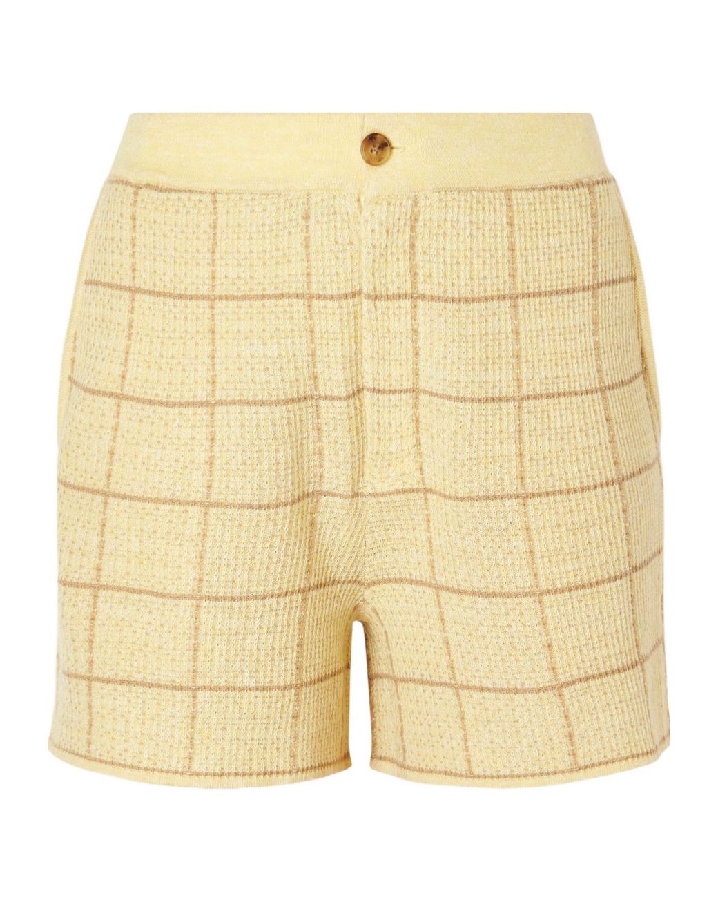 Guest In Residence Natural Comfortable Checkered Shorts