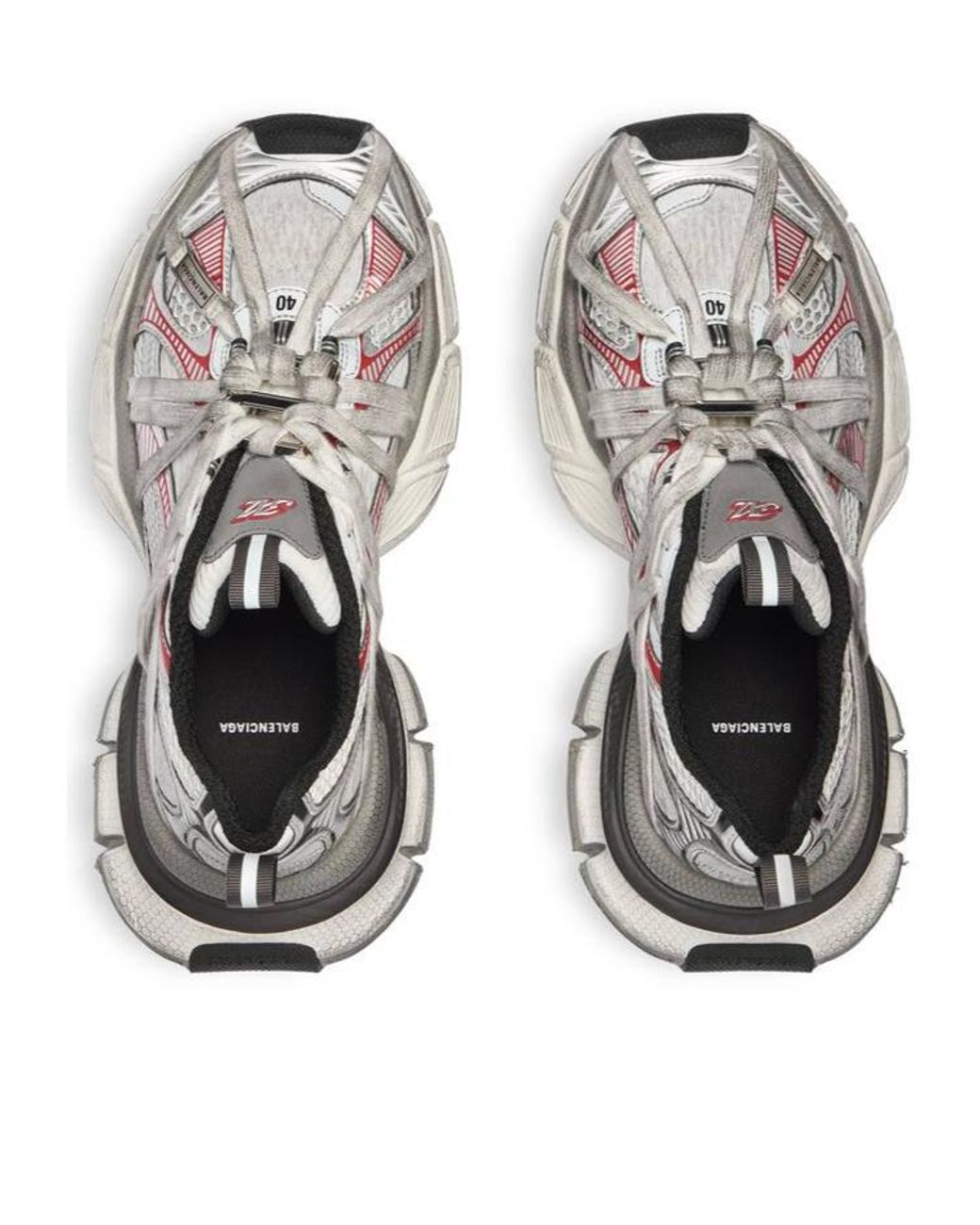 Balenciaga White 3Xl Extreme Laces B Sneakers for men