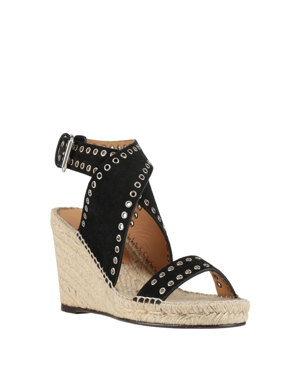 Isabel Marant Black Espadrille Sandals