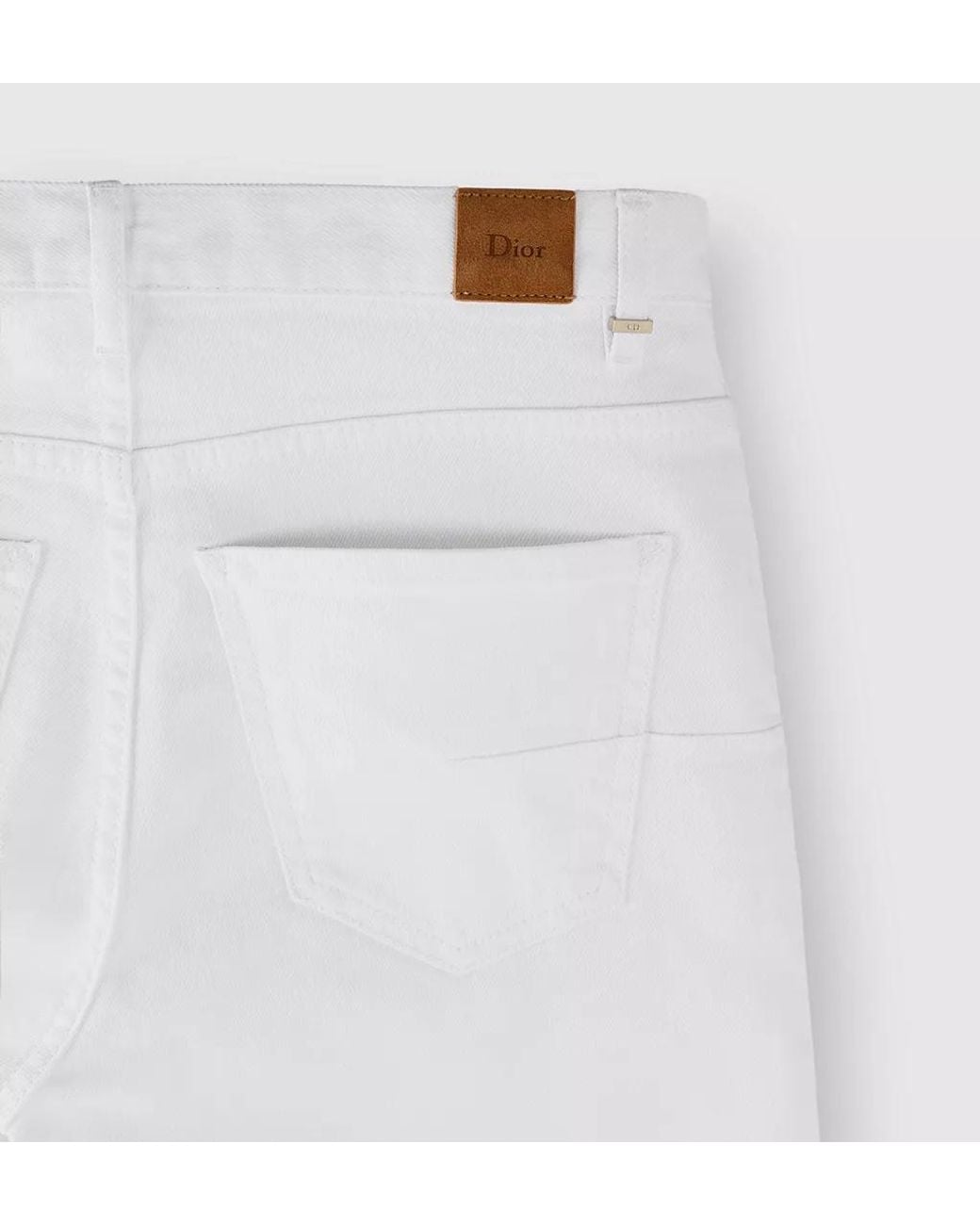 Dior White Skinny Jeans