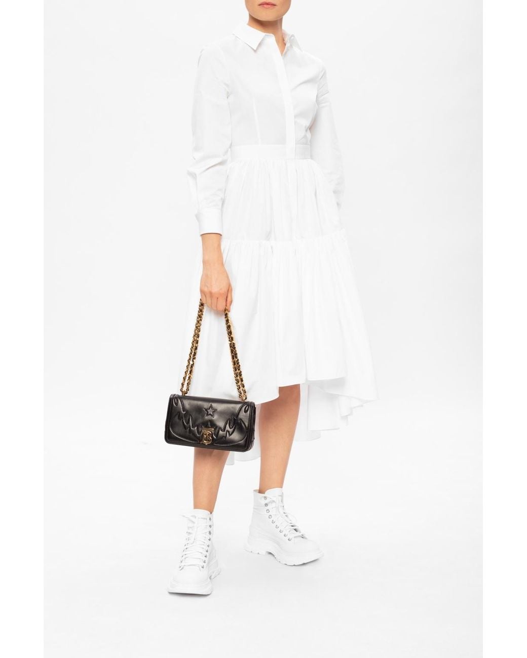 McQueen White Tread Slick Boots