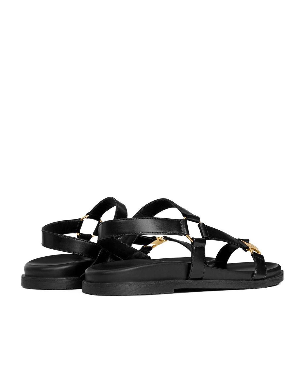 Celine Maud Sandal With Triomphe in Black | Lyst