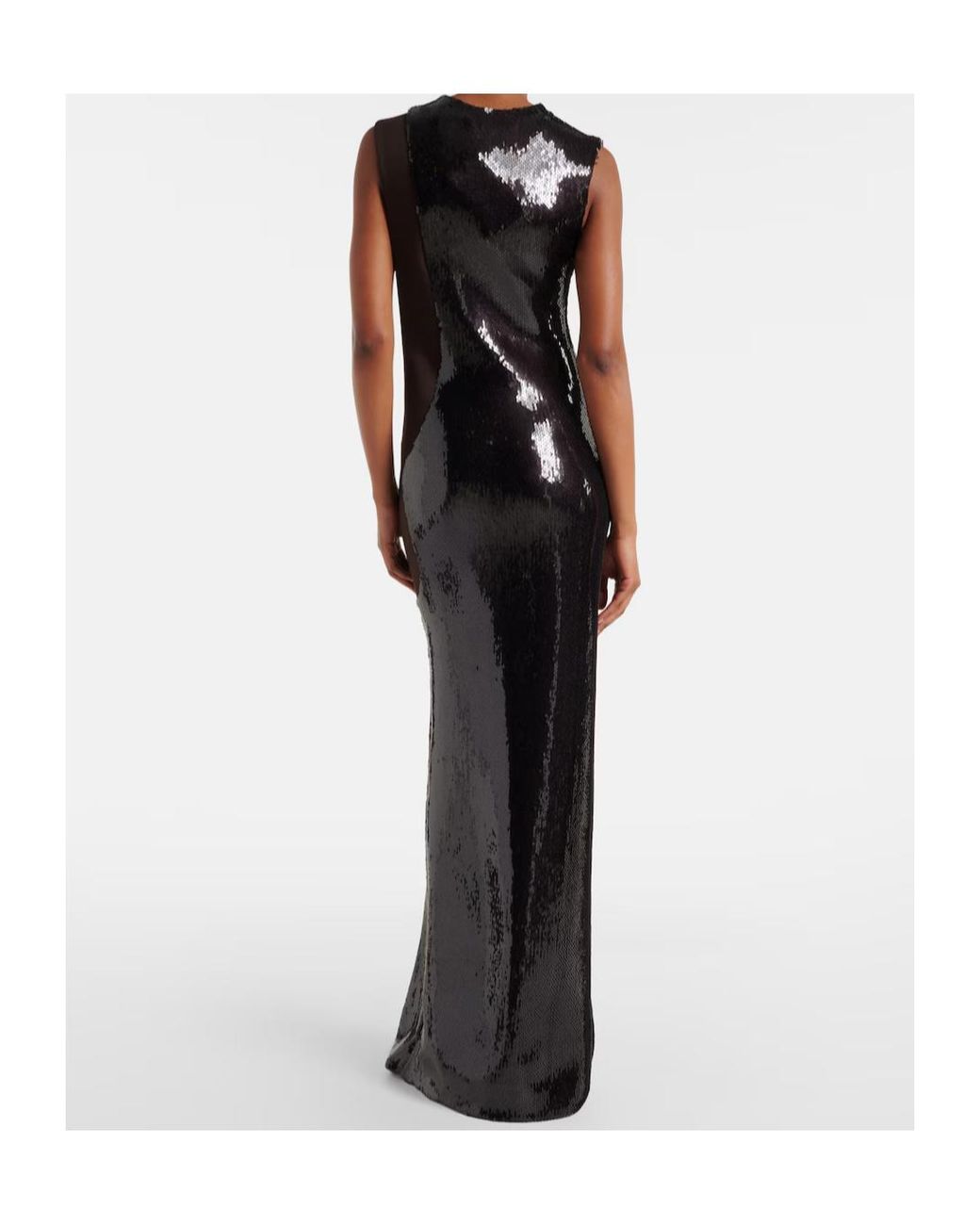 Christopher Esber Black Sequined Gown