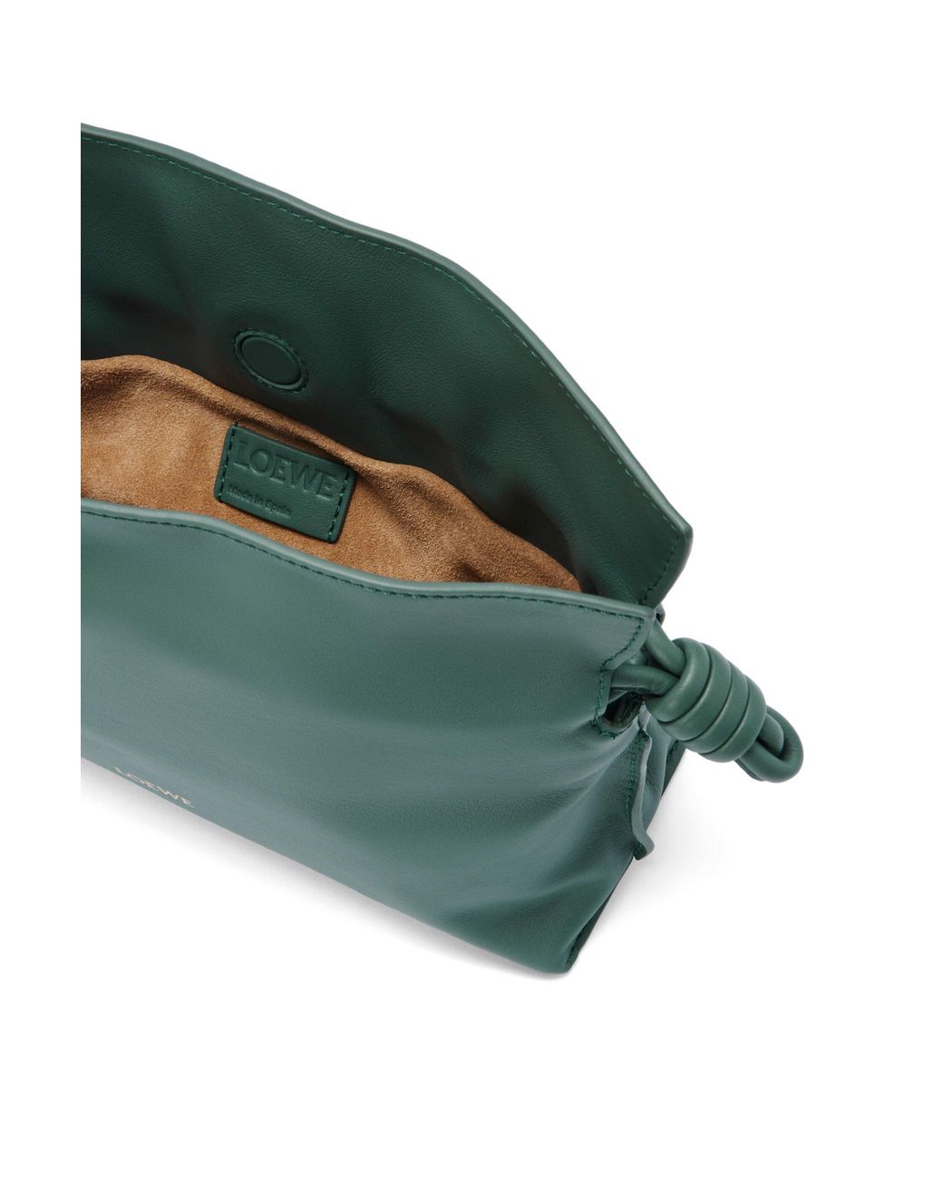 Loewe Green Mini Flamenco Clutch Bag