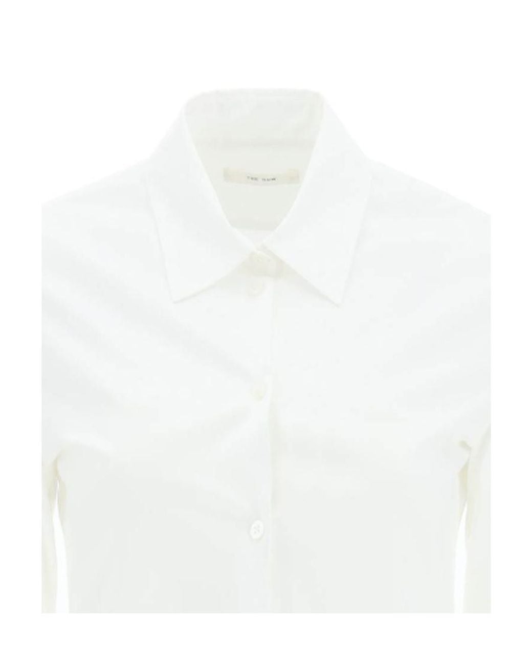 The Row White Petra Classic Shirt
