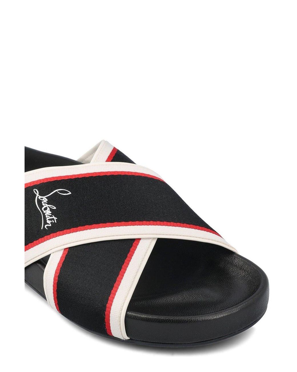 Christian Louboutin Multicolor Crossover Strapped Sandals